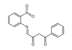 4-(2-nitrophenyl)imino-1-phenylbutane-1,3-dione Structure