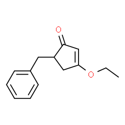 2-Cyclopenten-1-one,3-ethoxy-5-(phenylmethyl)-(9CI) structure