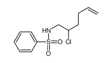 N-(2-chlorohex-5-enyl)benzenesulfonamide Structure