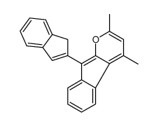 9-(1H-inden-2-yl)-2,4-dimethylindeno[2,1-b]pyran Structure