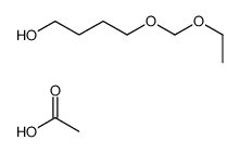 acetic acid,4-(ethoxymethoxy)butan-1-ol结构式