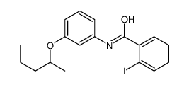 2-iodo-N-(3-pentan-2-yloxyphenyl)benzamide结构式