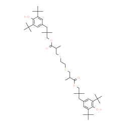 3,3'-[1,2-Ethanediylbis(thio)]bis[2-methylpropanoic acid]bis[3-[3,5-bis(1,1-dimethylethyl)-4-hydroxyphenyl]-2,2-dimethylpropyl] ester picture