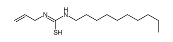 1-decyl-3-prop-2-enylthiourea结构式