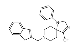 8-(1H-inden-2-ylmethyl)-1-phenyl-1,3,8-triazaspiro[4.5]decan-4-one结构式