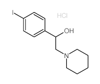 1-(4-iodophenyl)-2-(1-piperidyl)ethanol结构式
