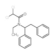 2,2-dichloro-N-(1,2-diphenylethyl)-N-ethyl-acetamide Structure