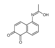 N-(5,6-dioxonaphthalen-1-yl)acetamide结构式