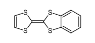 2-(1,3-Dithiol-2-ylidene)-1,3-benzodithiol结构式