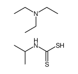 Isopropyl-dithiocarbamic acid; compound with triethyl-amine Structure