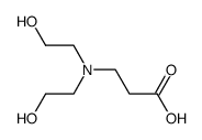 3-[N,N-bis-(2-hydroxyethyl)amino]propanoic acid结构式