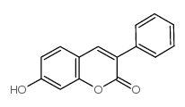 3-苯基伞形酮结构式