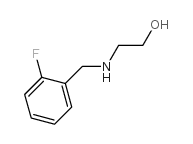 2-[(2-氟苄)氨基]乙醇 1HCL结构式