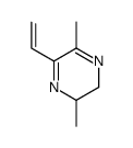 6-ethenyl-2,5-dimethyl-2,3-dihydropyrazine结构式