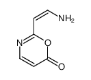 2-(2-aminoethenyl)-1,3-oxazin-6-one结构式