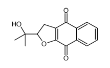 2-(2-hydroxypropan-2-yl)-2,3-dihydrobenzo[f][1]benzofuran-4,9-dione Structure