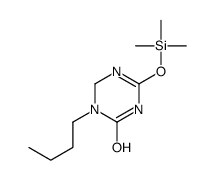 3-butyl-6-trimethylsilyloxy-1,4-dihydro-1,3,5-triazin-2-one结构式