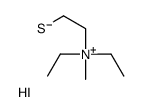 diethyl-methyl-(2-sulfanylethyl)azanium,iodide Structure