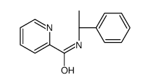 N-[(1R)-1-phenylethyl]pyridine-2-carboxamide结构式