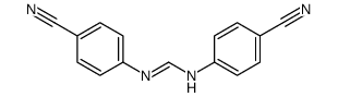 N,N'-bis(4-cyanophenyl)methanimidamide结构式