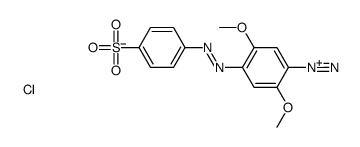 2,5-dimethoxy-4-[(4-sulphophenyl)azo]benzenediazonium chloride picture