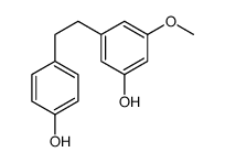 3-[2-(4-hydroxyphenyl)ethyl]-5-methoxyphenol结构式