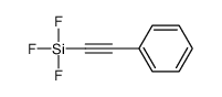 trifluoro(2-phenylethynyl)silane结构式