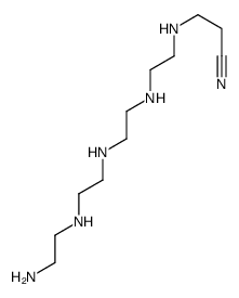 15-amino-4,7,10,13-tetraazapentadecanenitrile Structure