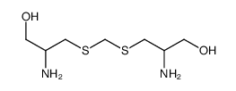 2-amino-3-[(2-amino-3-hydroxypropyl)sulfanylmethylsulfanyl]propan-1-ol Structure