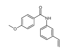 Benzamide, N-(3-ethenylphenyl)-4-methoxy- (9CI) structure