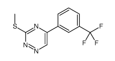 3-Methylthio-5-(α,α,α-trifluoro-m-tolyl)-1,2,4-triazine structure