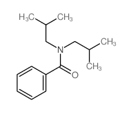 Benzamide,N,N-bis(2-methylpropyl)- Structure