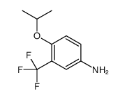 4-isopropoxy-3-(trifluoromethyl)aniline(SALTDATA: HCl)结构式