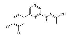N'-[5-(3,4-dichlorophenyl)-1,2,4-triazin-3-yl]acetohydrazide结构式