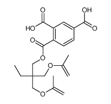 4-[2,2-bis(prop-1-en-2-yloxymethyl)butoxycarbonyl]benzene-1,3-dicarboxylic acid结构式