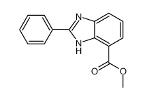 methyl 2-phenyl-1H-benzimidazole-4-carboxylate结构式