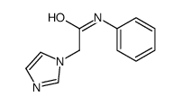 2-imidazol-1-yl-N-phenylacetamide结构式