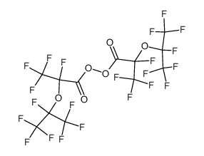 2,3,3,3-tetrafluoro-2-((perfluoropropan-2-yl)oxy)propanoic peroxyanhydride结构式