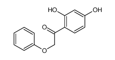 1-(2,4-DIHYDROXYPHENYL)-2-PHENOXYETHAN-1-ONE structure