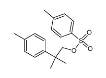 2-(4'-methylphenyl)-2-methylpropyl tosylate结构式