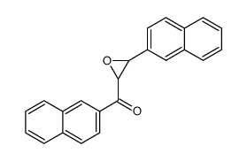 1,3-Bis(2-naphthyl)-2,3-epoxy-1-propanone结构式