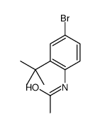 N-(4-bromo-2-tert-butylphenyl)acetamide结构式