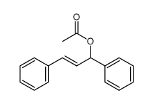 1,3-diphenyl-2-propenyl acetate Structure