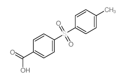 Benzoicacid, 4-[(4-methylphenyl)sulfonyl]- structure