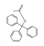 Thioacetic acid O-trityl ester structure