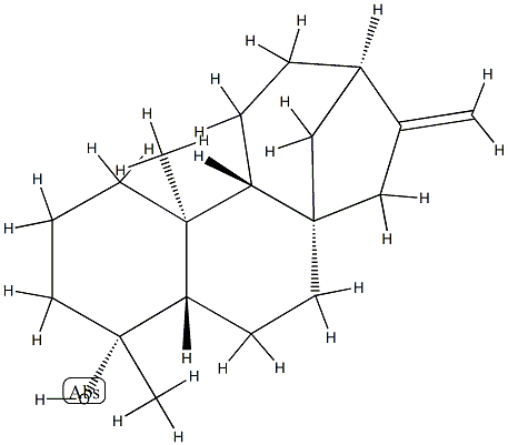 (4R)-19-Norkaur-16-en-4-ol结构式