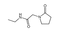 ethyl 2-oxo-1-pyrrolidineacetamide Structure