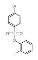 1-bromo-4-(2-chlorophenoxy)sulfonyl-benzene结构式