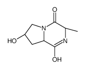 Pyrrolo[1,2-a]pyrazine-1,4-dione, hexahydro-7-hydroxy-3-methyl-, (3S,7R,8aR)- (9CI) picture