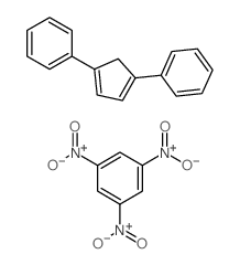 (4-phenyl-1-cyclopenta-1,3-dienyl)benzene; 1,3,5-trinitrobenzene结构式